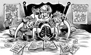 Boy Bands DonaE™t Grow Up: I have to admit, I was once young and foolish and I was blinded by the honeymoon stage of love. This being my love for *NSYNC. But now, instead of being that foolish teen-bopper, I'm a grown woman who has realized that BSB > that. P.S. Hate on the old Howie with the greased hair, but don't hate on new Howie - it takes a lot for a man to shower. - Submitted by BSB4EVER