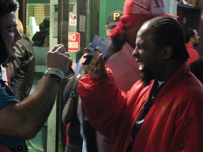 Moby, Matt Pinfield, a superhero and a vagrant cross-dressing mayoral candidate --