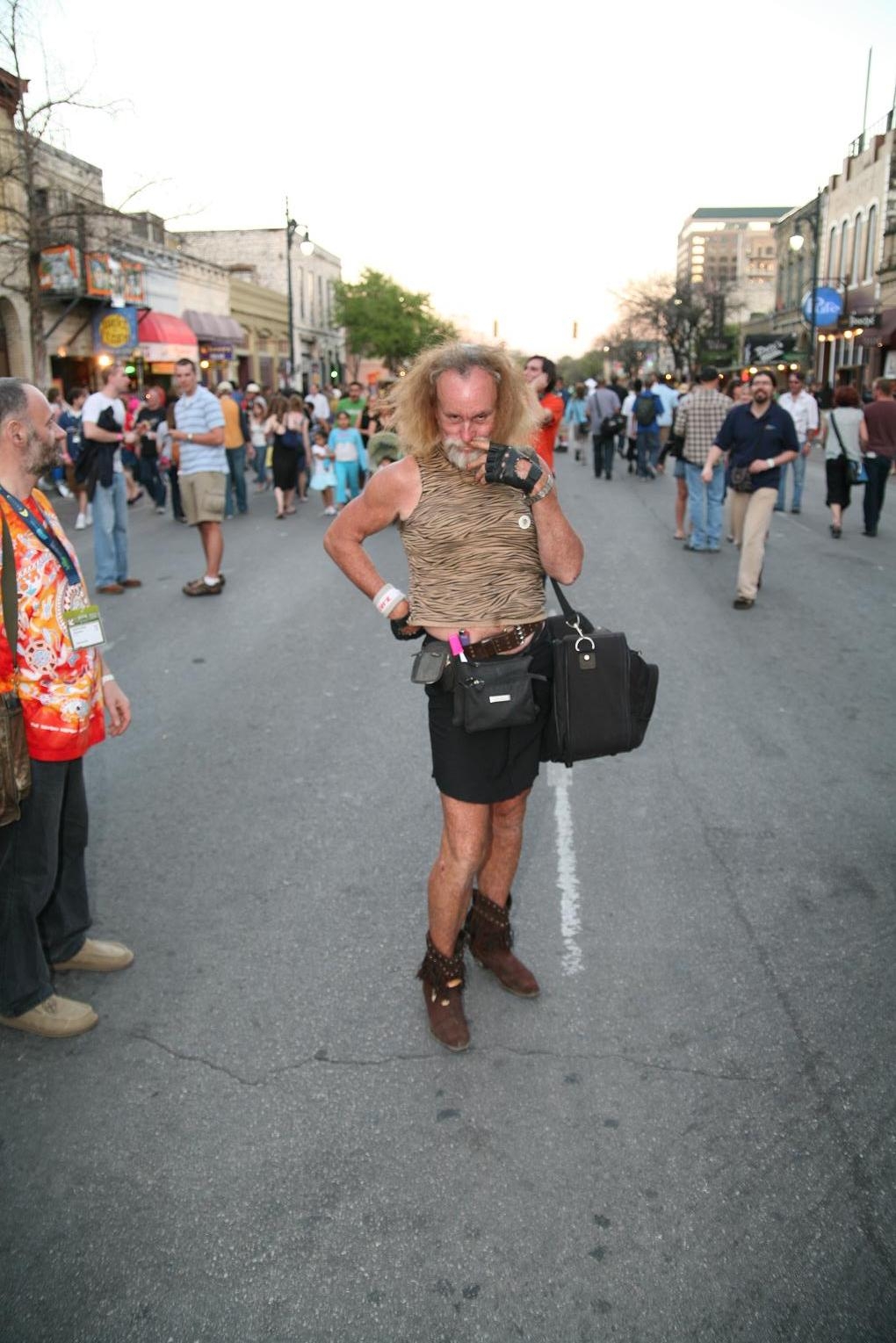 Moby, Matt Pinfield, a superhero and a vagrant cross-dressing mayoral candidate --