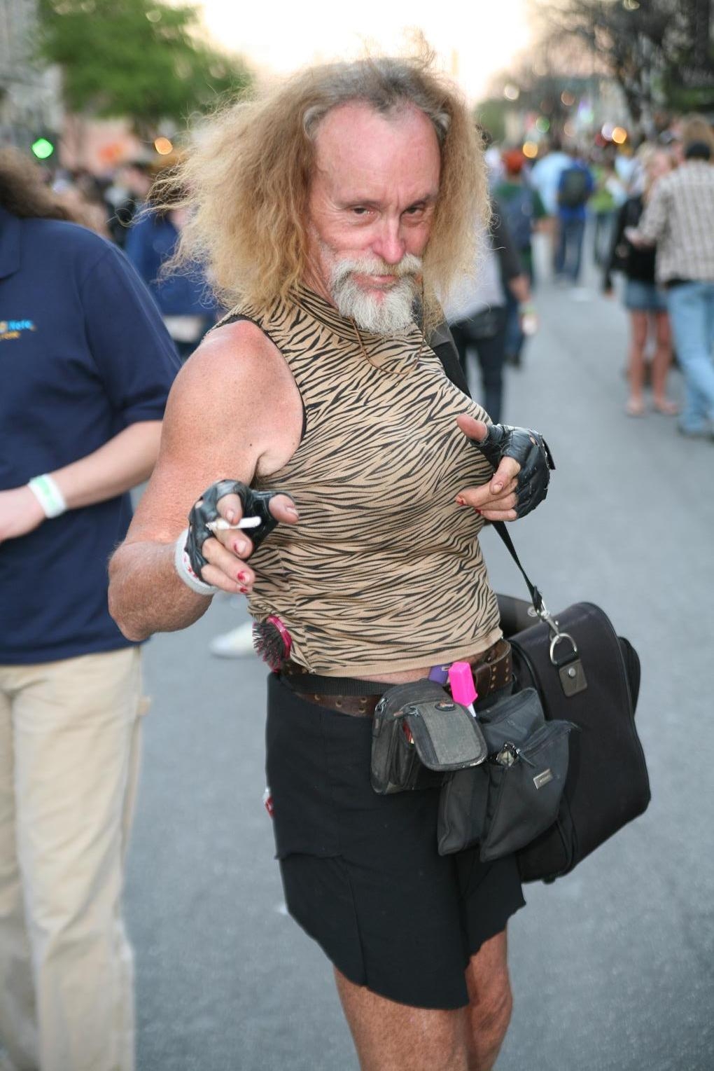 Moby, Matt Pinfield, a superhero and a vagrant cross-dressing mayoral candidate --