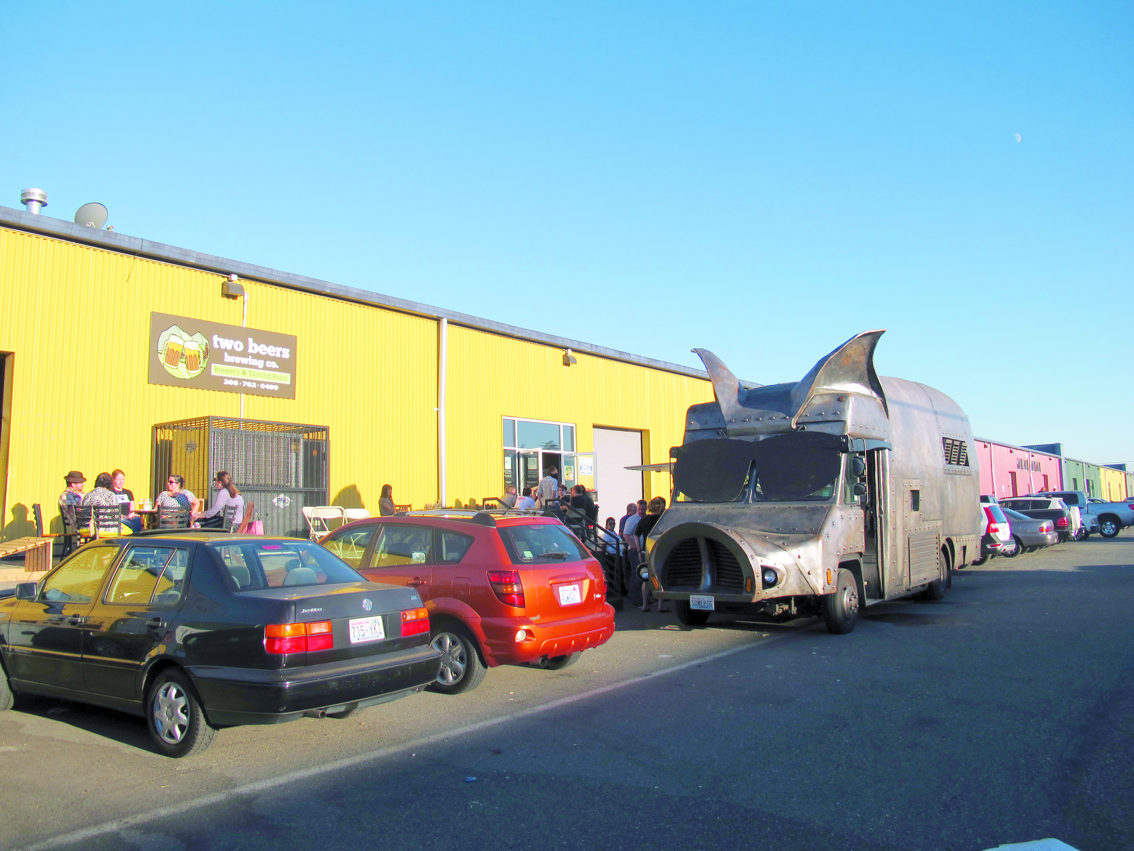 Food Truck Friday at Two Beers Brewing.