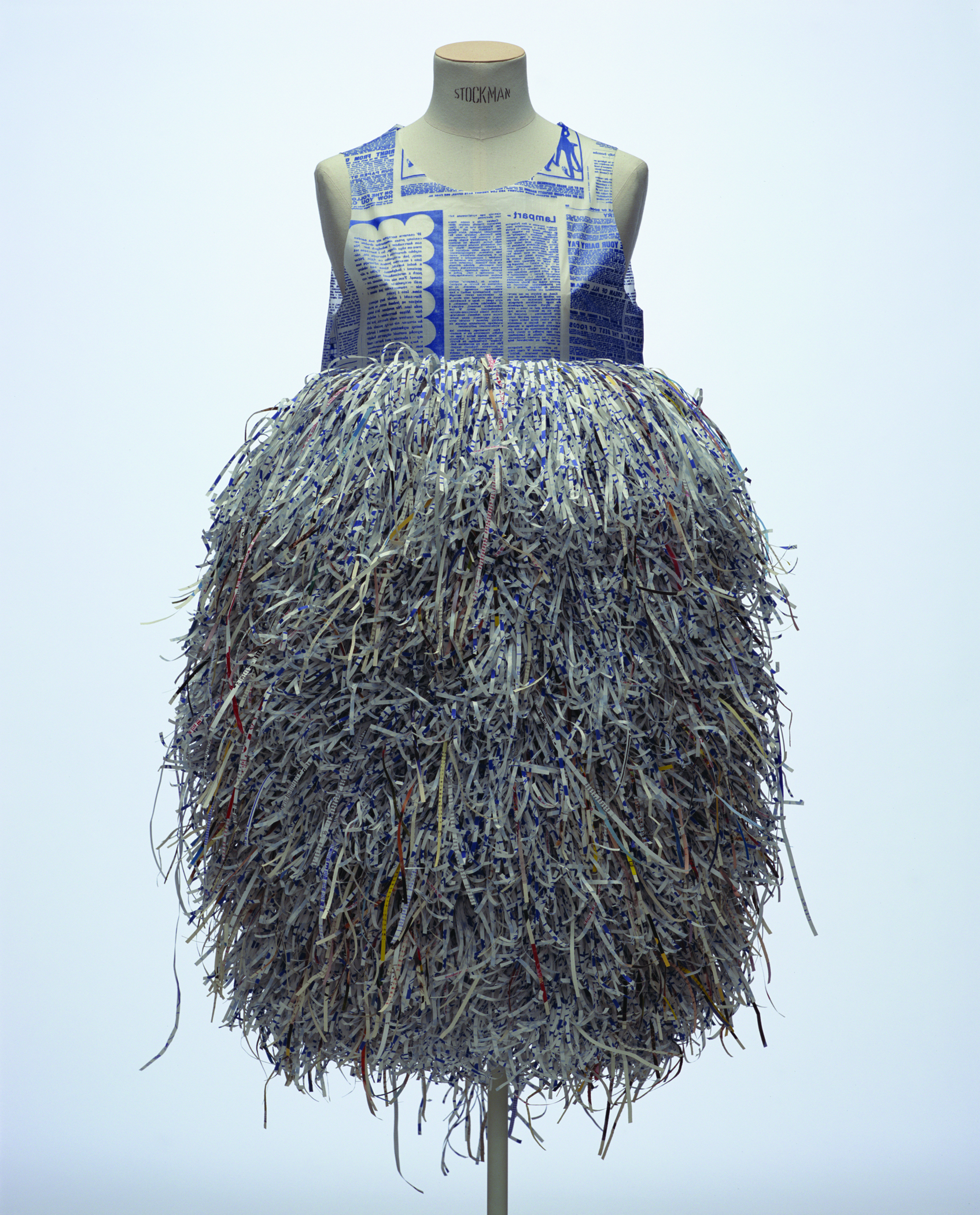 A 2008 dress inspired by shredded newspaper (actually made of polyester), by Mintdesigns.