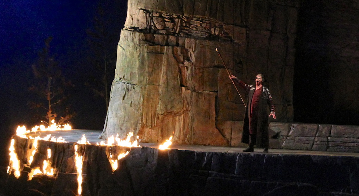 Grimsley gets fired up as Wotan.