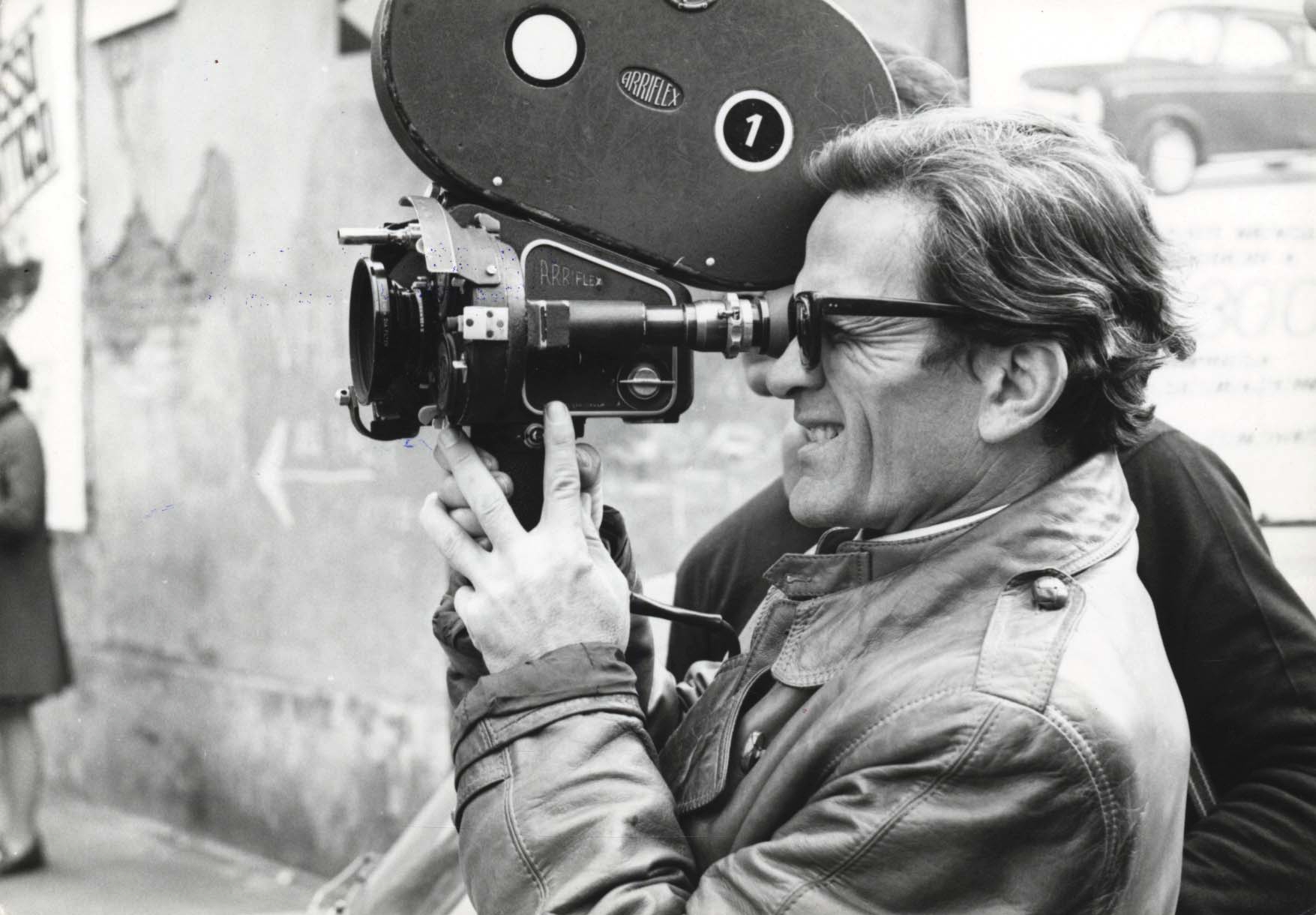 Pasolini on set during the 1960s.Rialto Pictures