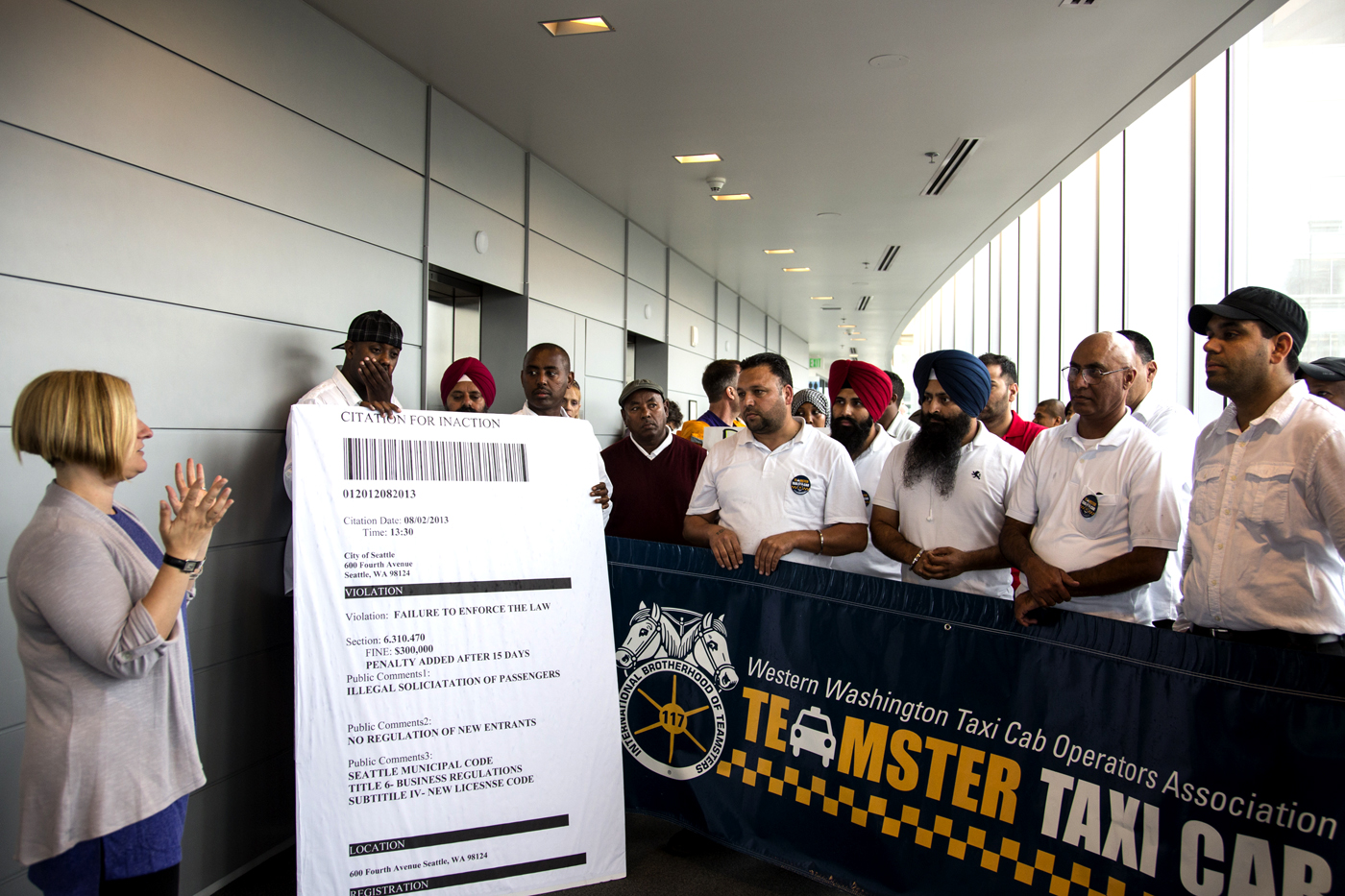 Joe Blondo has been driving a taxi in Seattle for a long