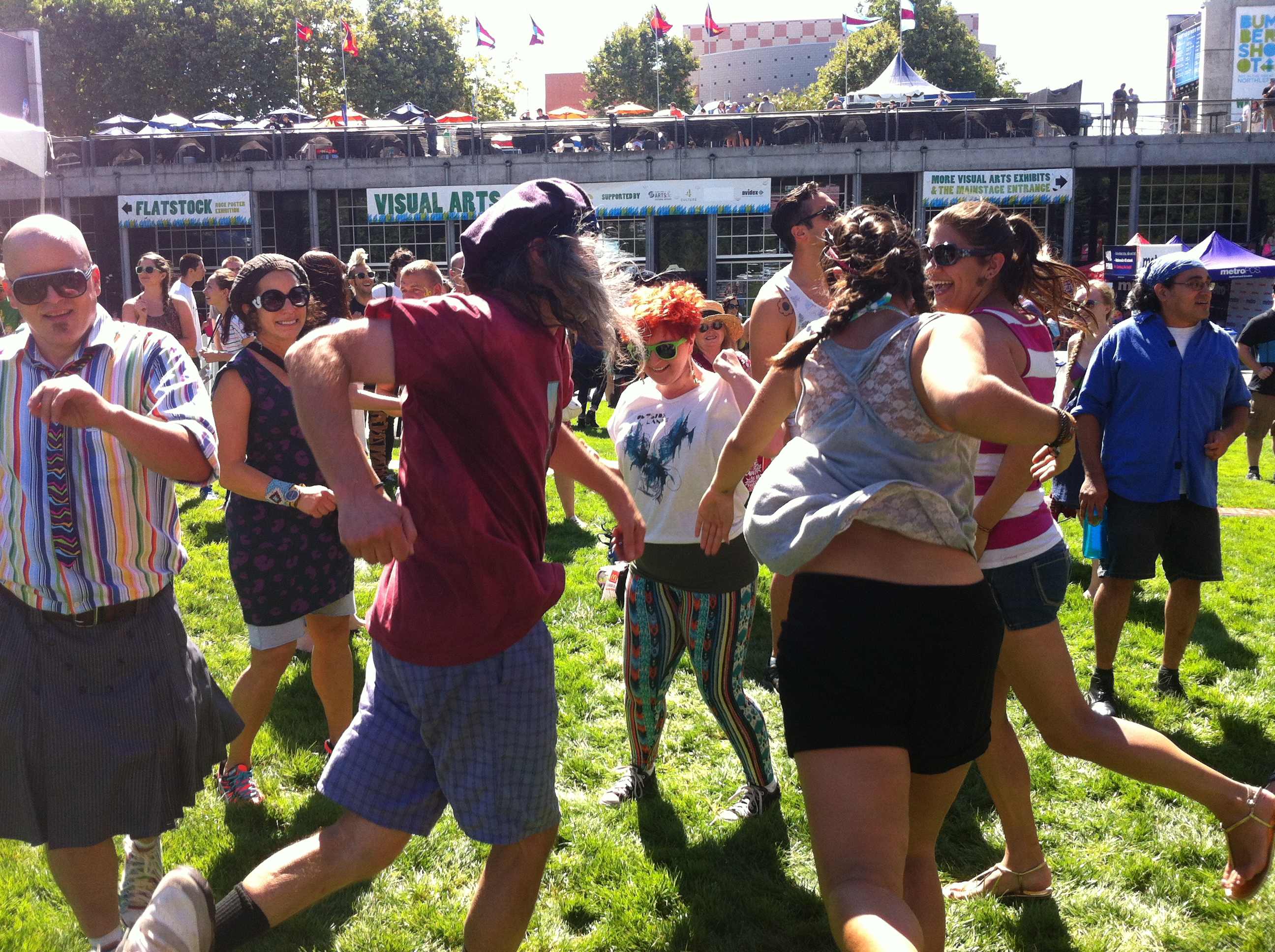 Despite the sunny skies and a heavy early crowd, Bumbershoot got off