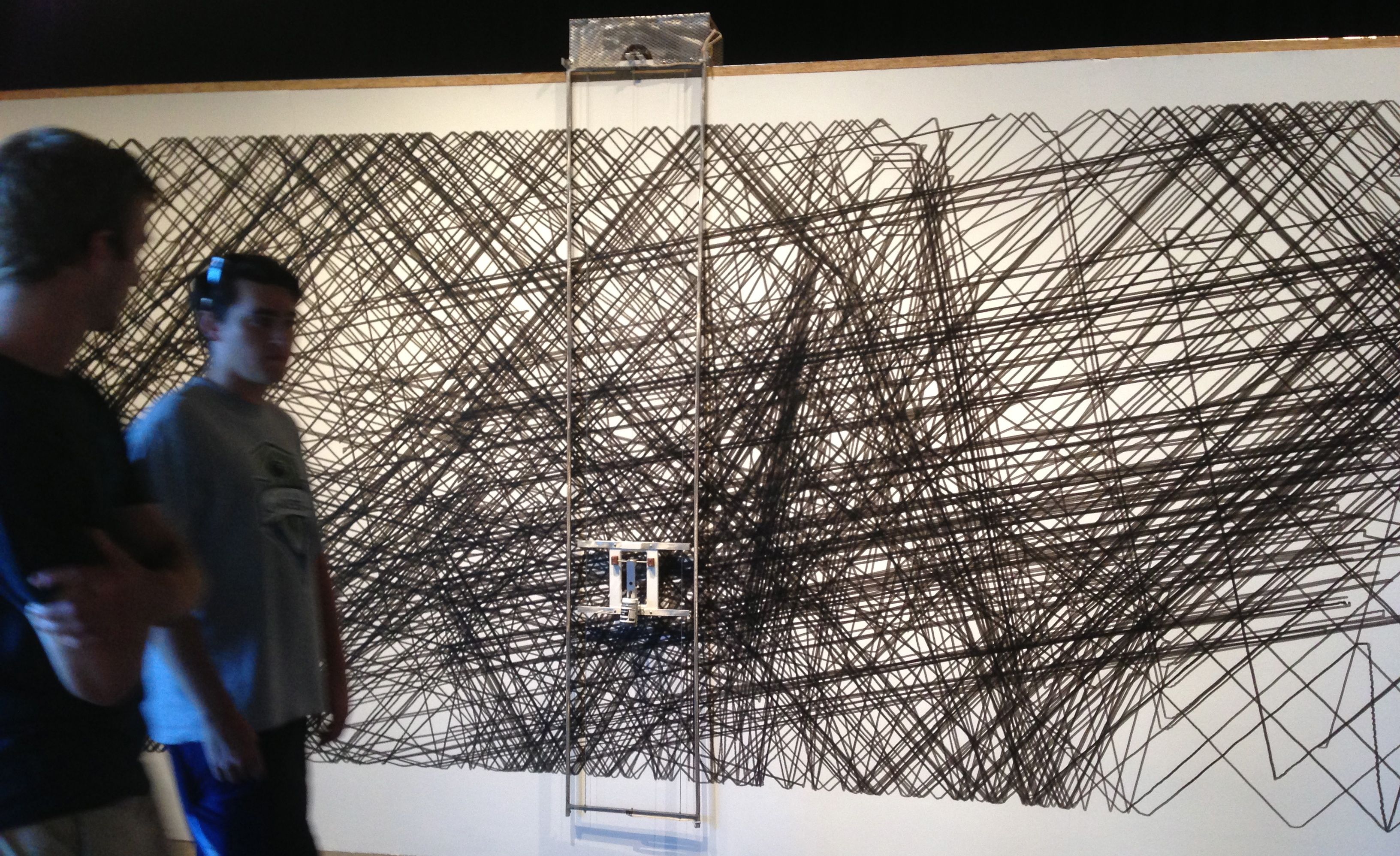 Down in the Fisher Pavilion are four visual-arts exhibitions, one of which