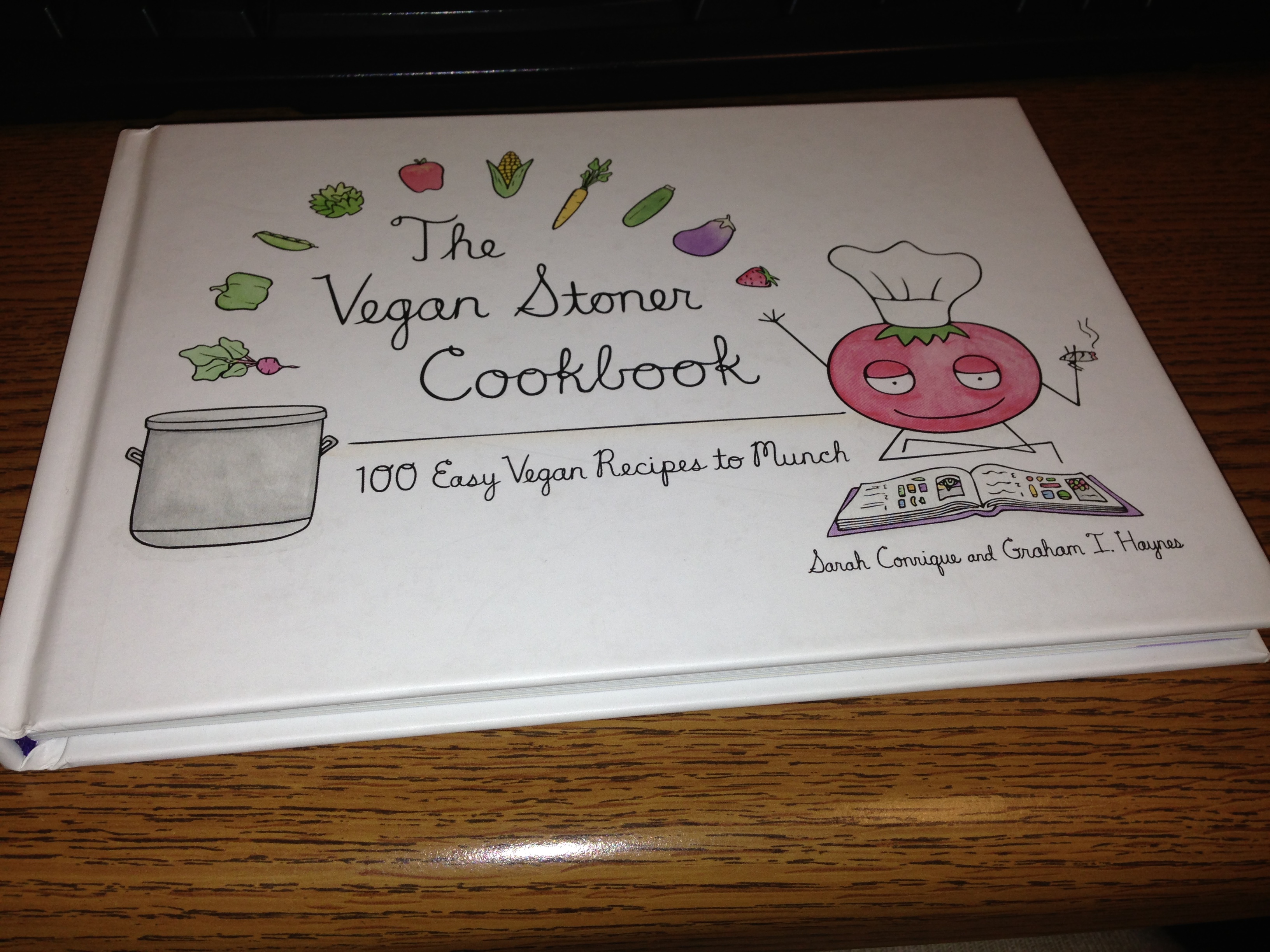 While the title The Vegan Stoner Cookbook may lead you to think