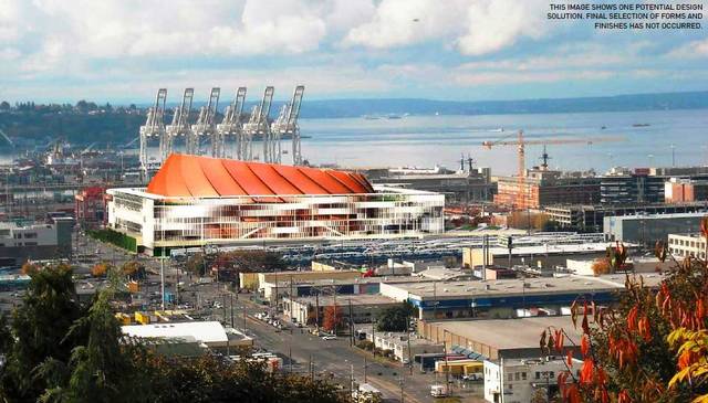 The Port is less than stoked on the proposed arena (360 Architecture).