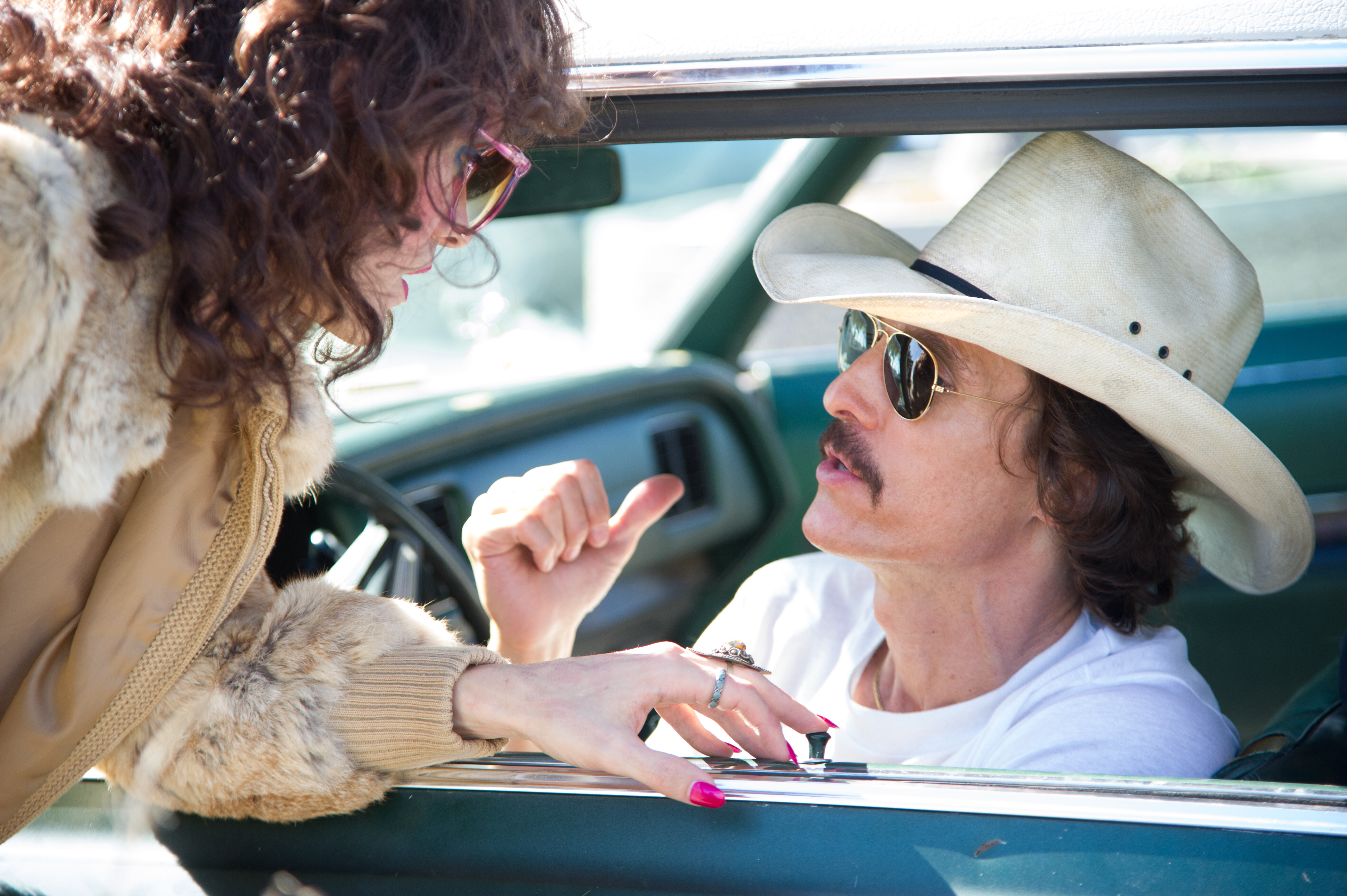 Leto (left) and McConaughey as fellow hustlers.Anne Marie Fox/Focus Features