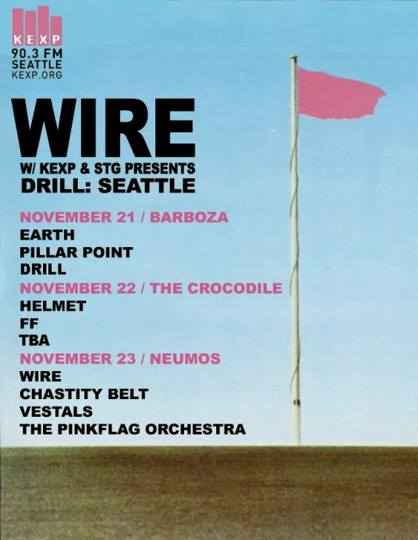 ENTER TO WIN HERE  Wire with KEXP and STG Presents: DRILL: Seattle Saturday