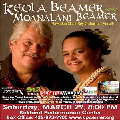 ENTER TO WIN HEREKirkland Performance Center Presents: Keola Beamer Saturday | March 29 8