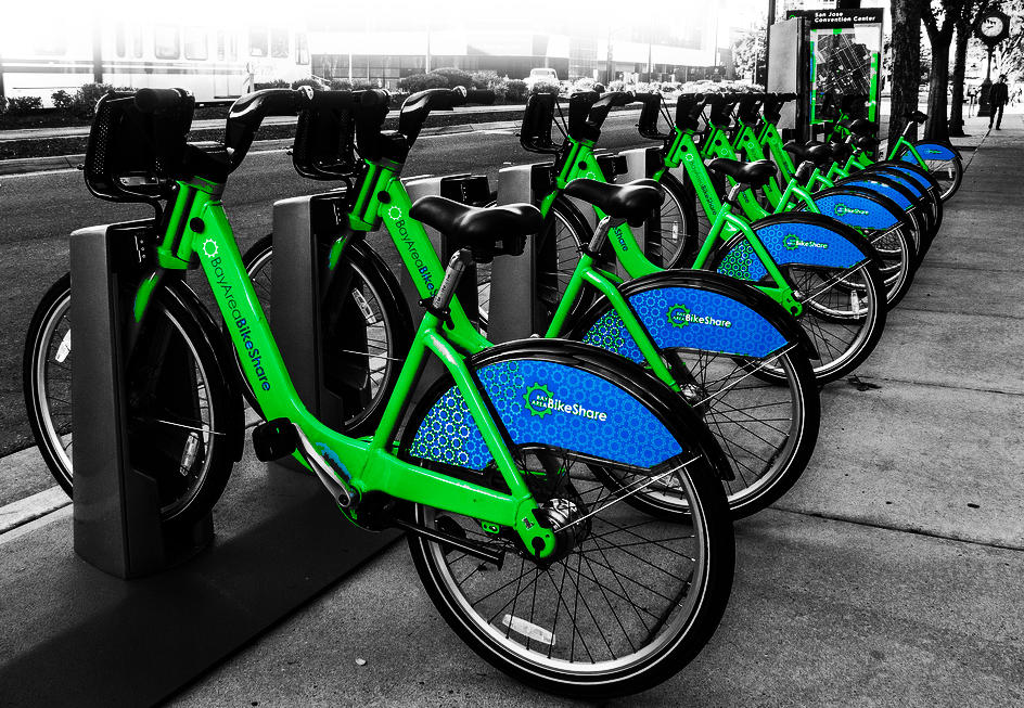 Before the end of 2014, bike-share stations like this will likely dot the city.