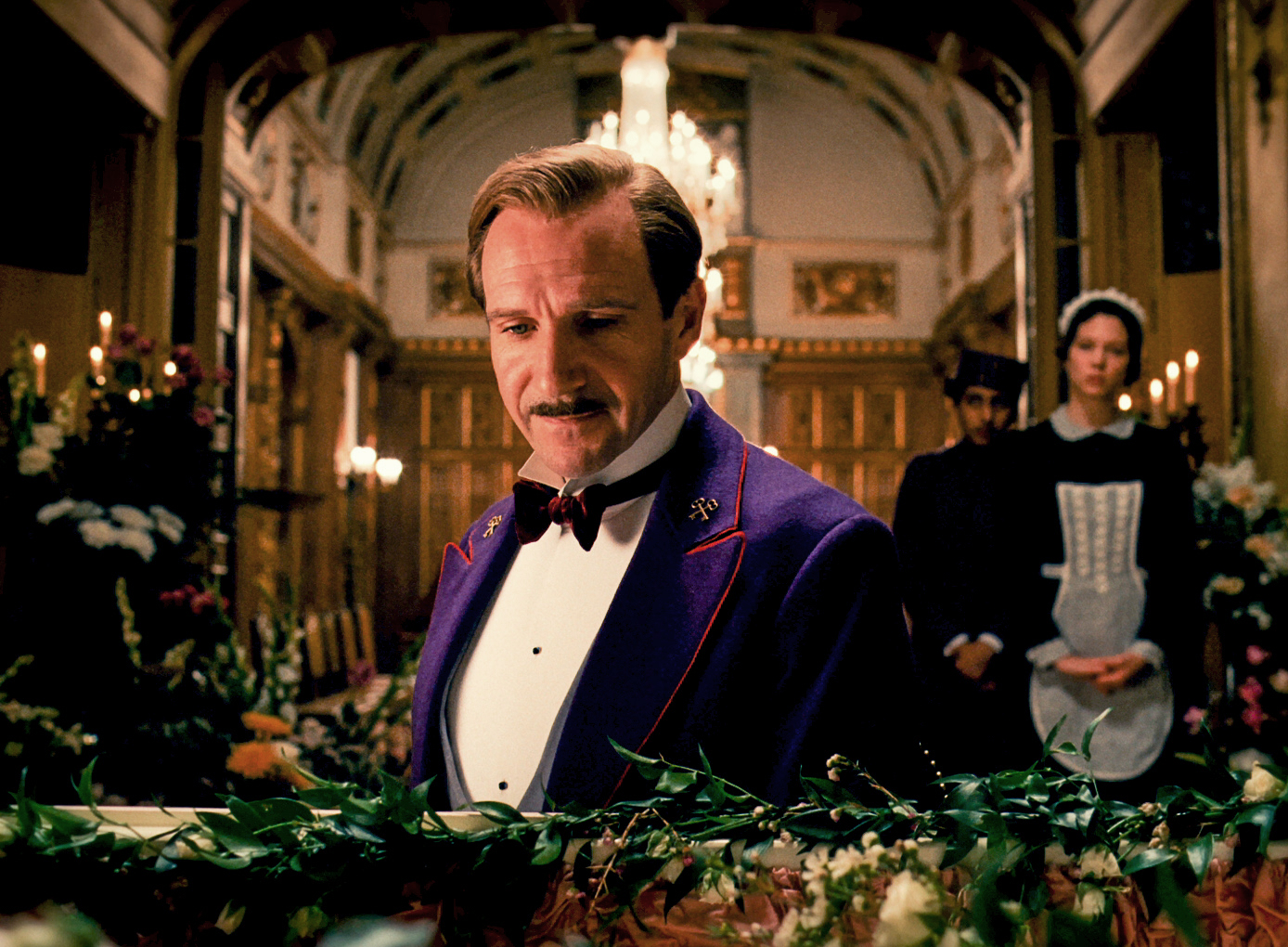 Fiennes as the dapper Gustave.