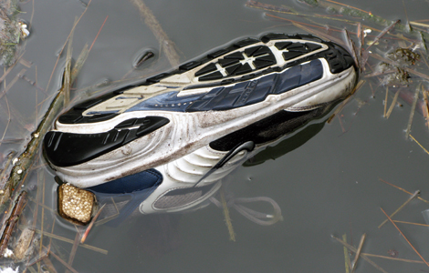 One of the feet that washed up in Vancouver. Ick.