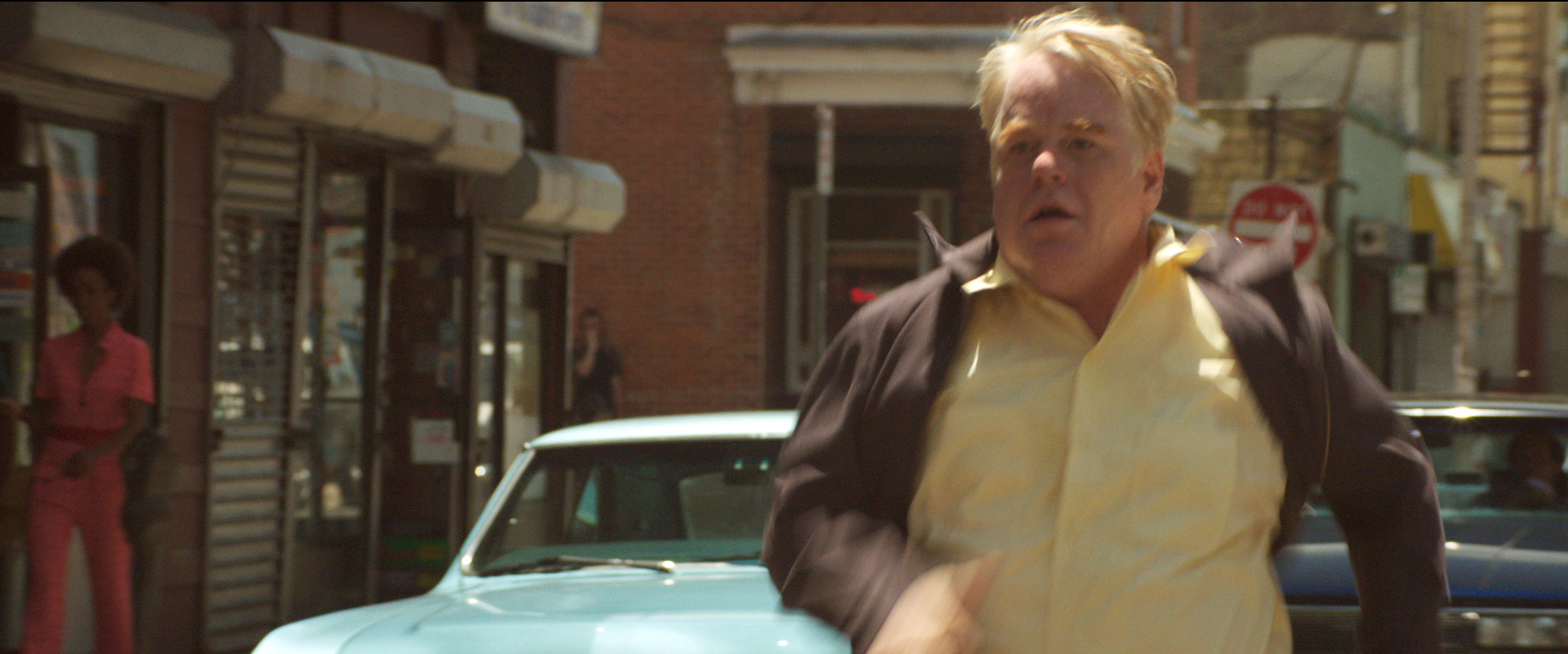 Mickey (Hoffman) on the run.Lance Acord/IFC Films
