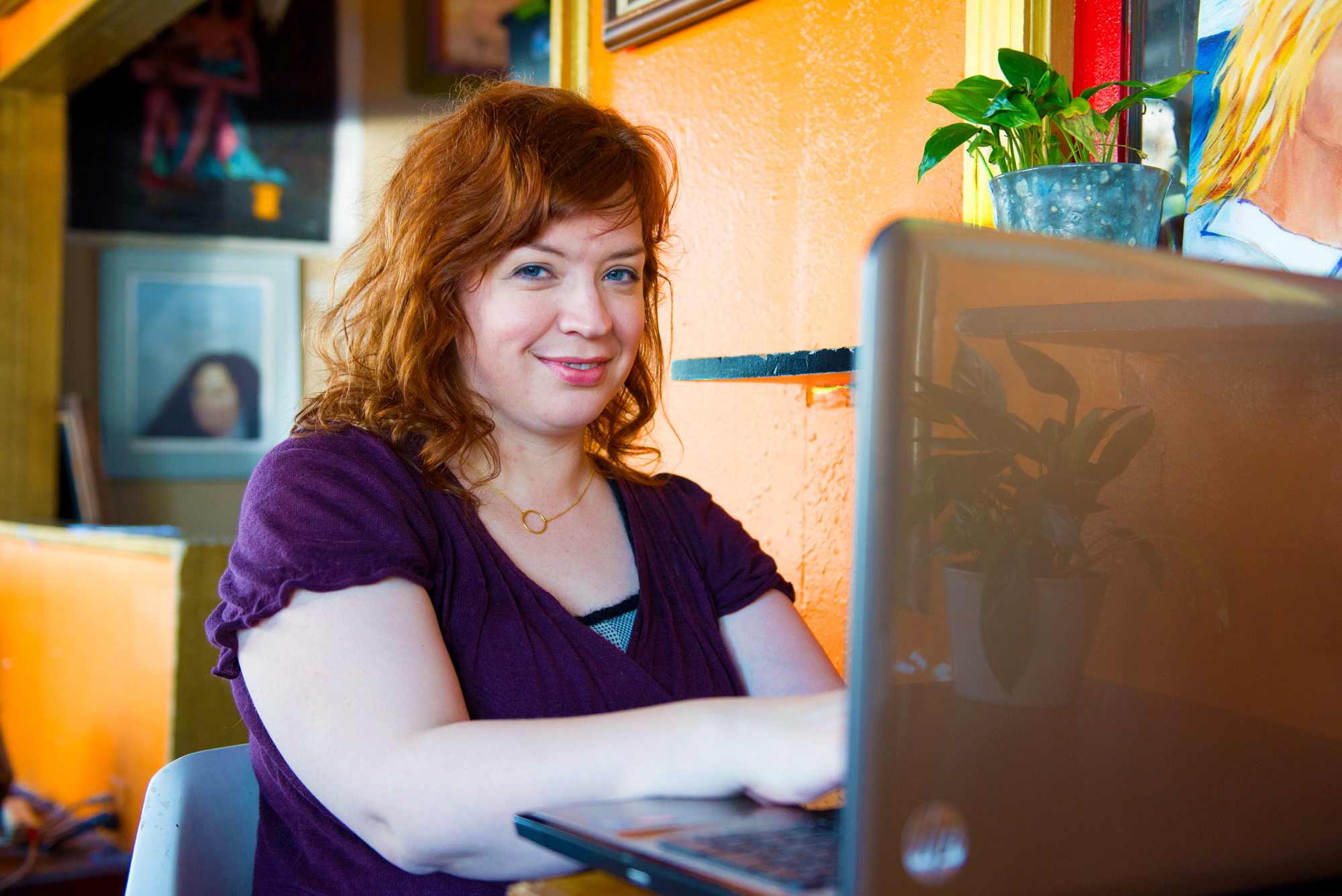 Stephanie Drury is happy. Photo by Morgen Schuler