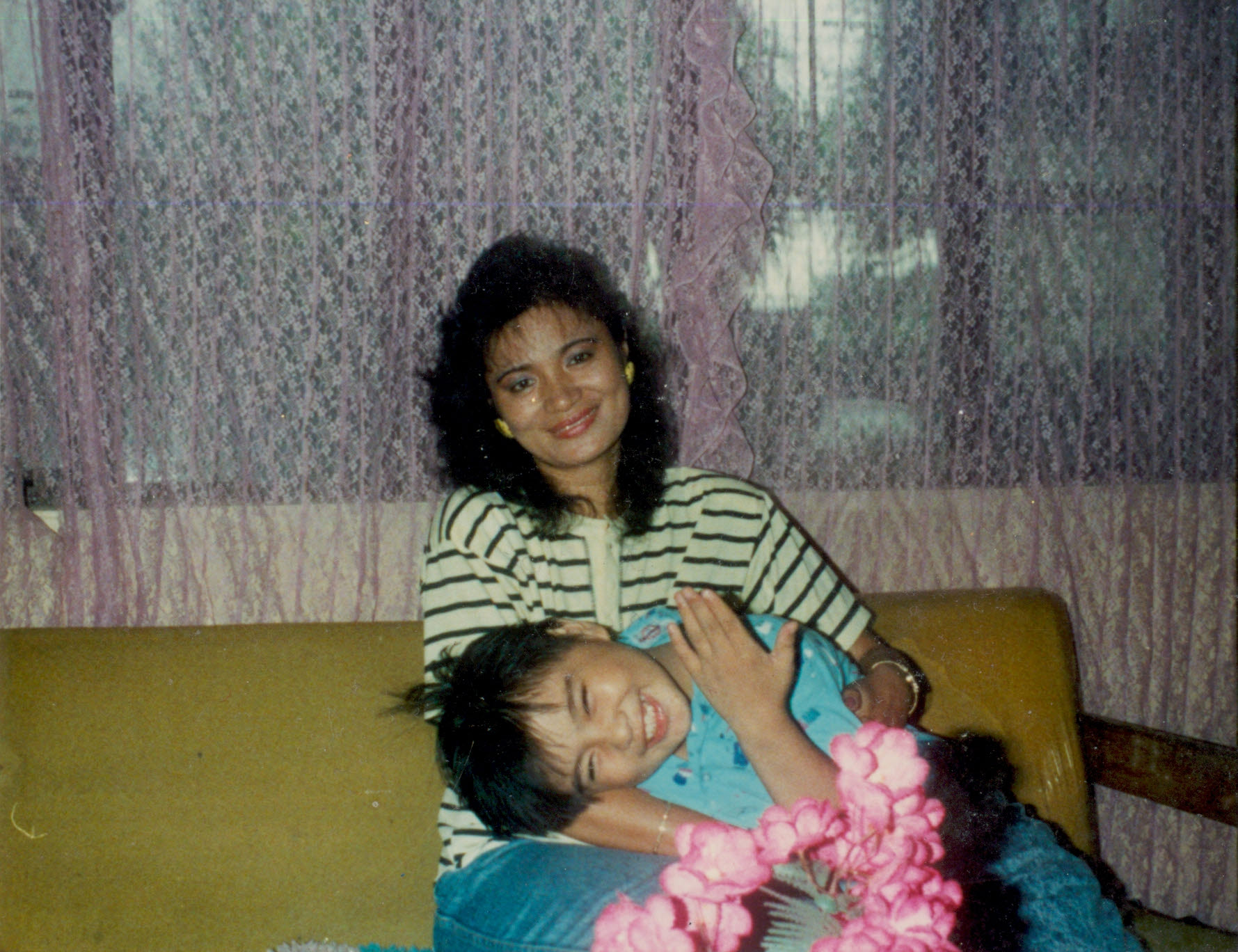 Vargas with his mother, Emelie Salinas, before leaving the Philippines.documentedthefilm.com
