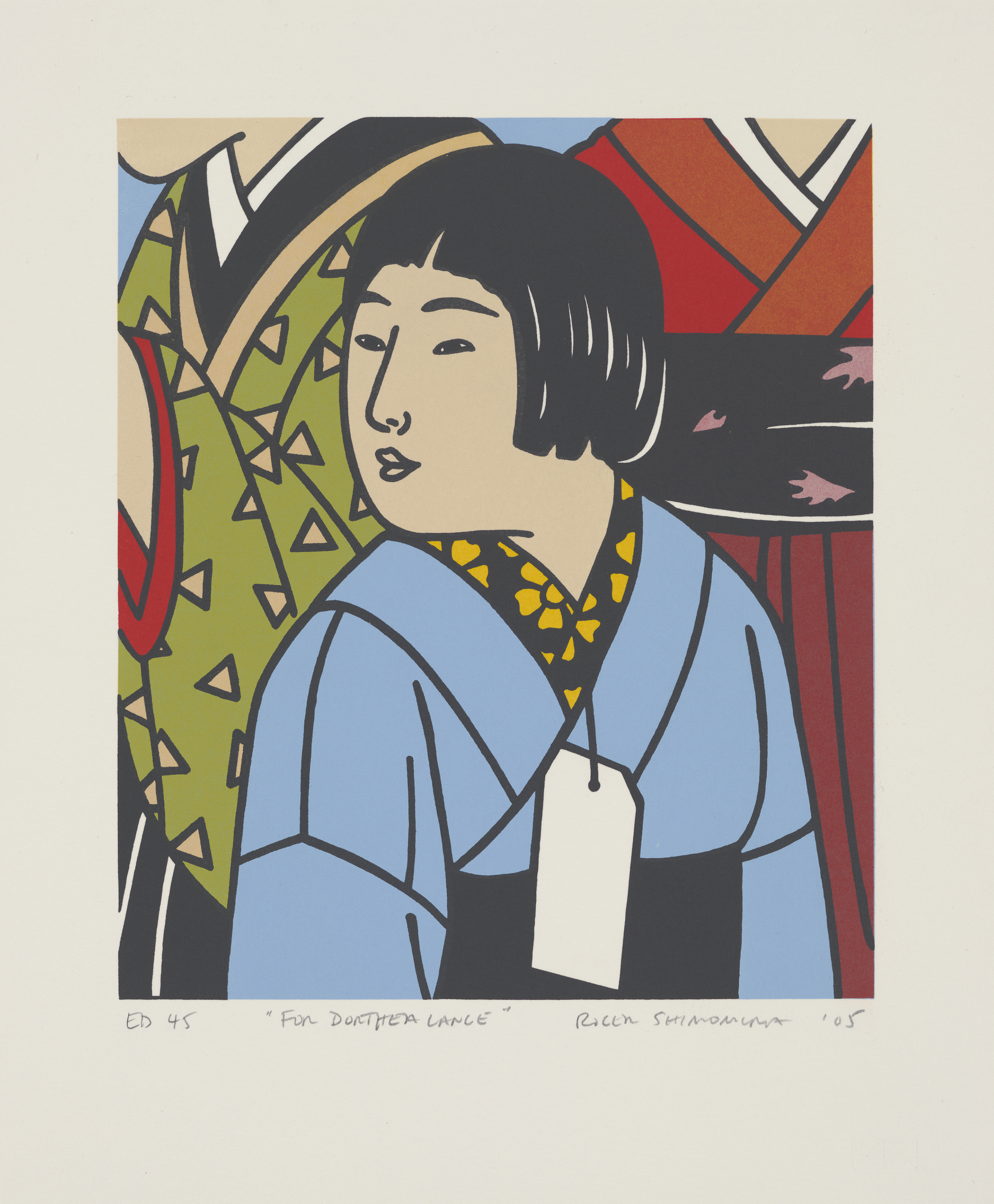 Roger Shimomura’s Mistaken Identities: for Dorothea Lange, at BAM.