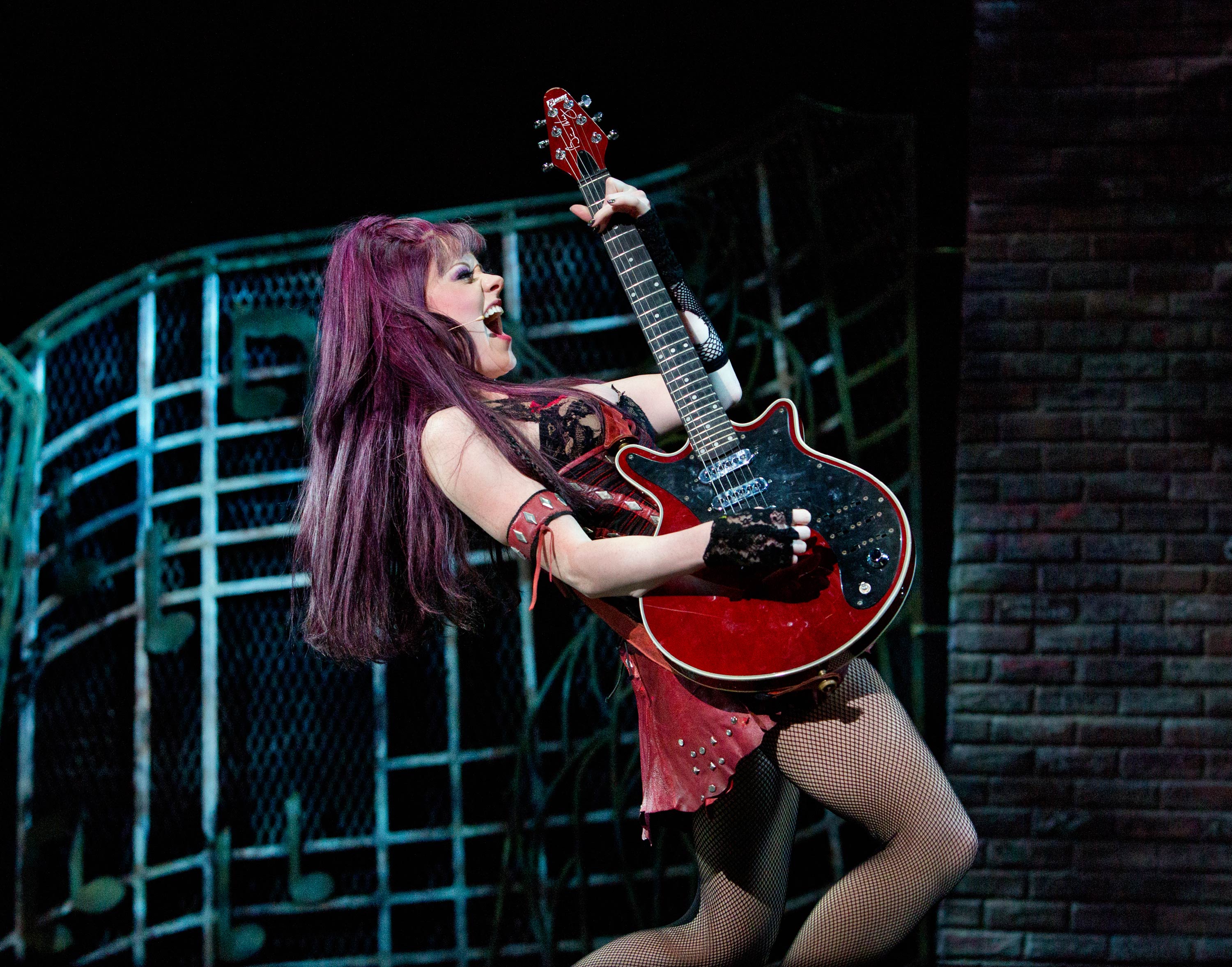 Ruby Lewis in We Will Rock You.