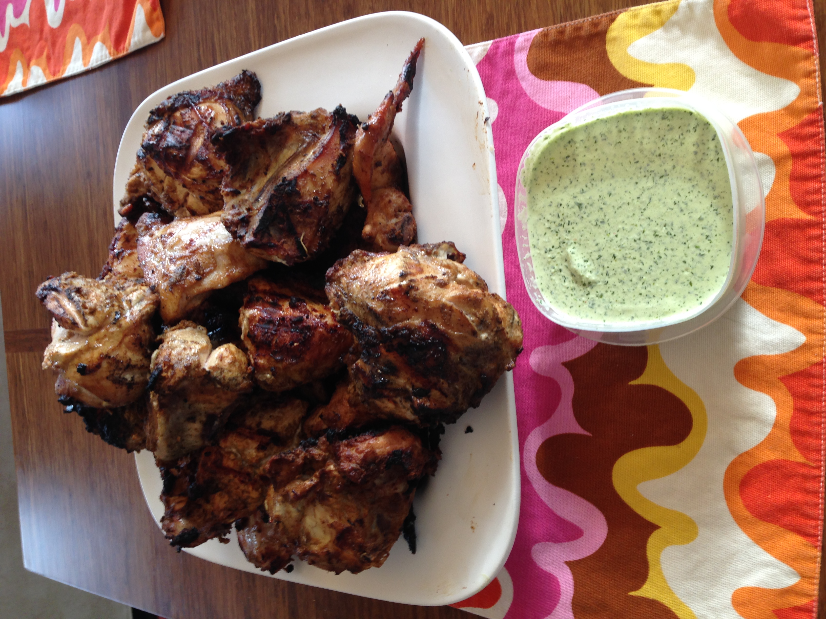 Before the rain descended last weekend, I got really grill happy –