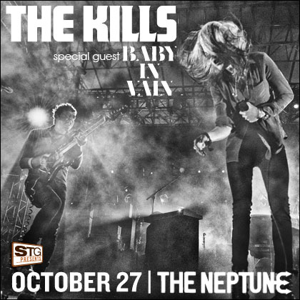 ENTER TO WIN  STG presents: The Kills Monday | October 27 8 pm | The