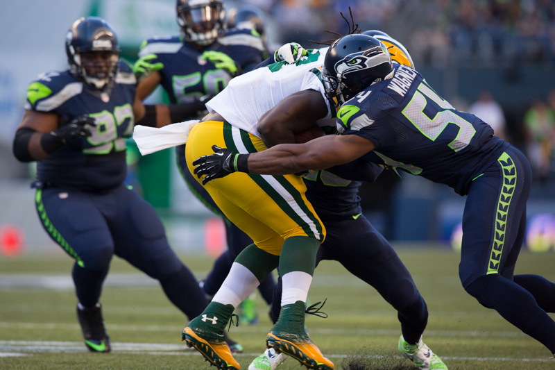 Notables included line backer Bobby Wagner,