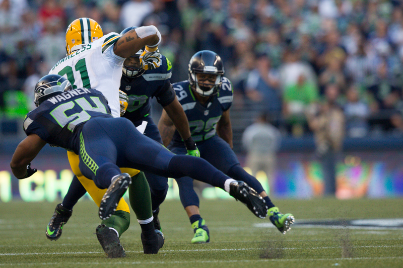 14 tackles of his own.