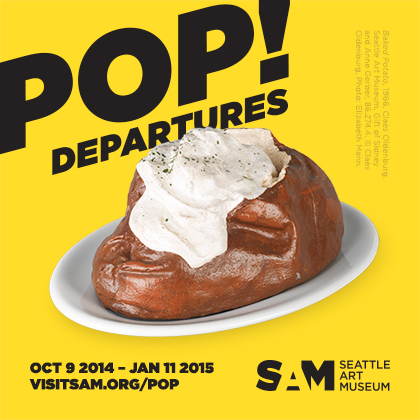 Gimme Culture Giveaway Seattle Art Museum presents: POP DEPARTURES October 9 - January 11  In