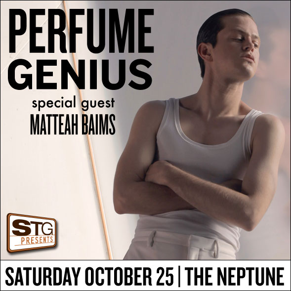 STG presents: Perfume Genius Saturday | October 25 9 pm | The Neptune   Over the