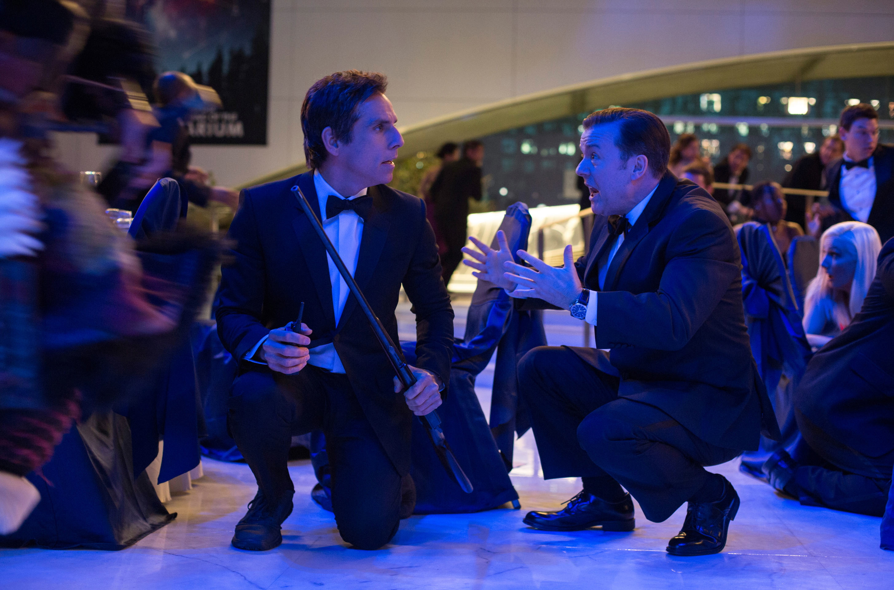 Ricky Gervais (right) returns as Stiller's prickly boss.Joe Lederer/Twentieth Century Fox