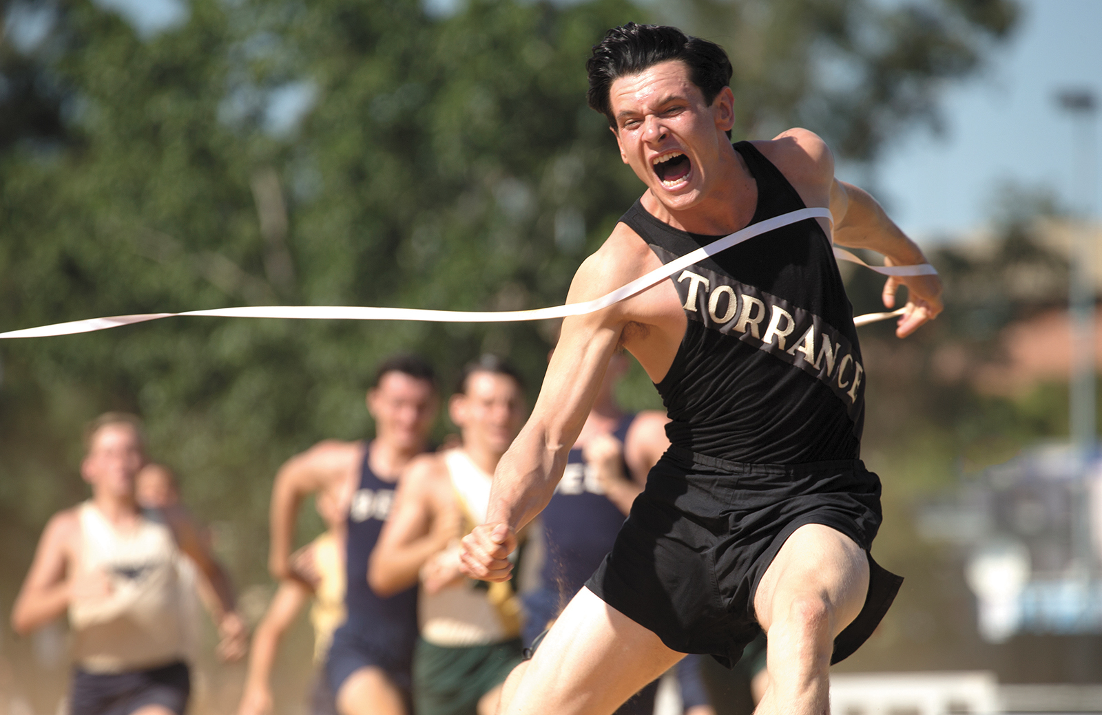 Jack O’Connell in Unbroken.