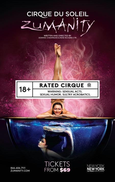Prize Pack Giveaway: Zumanity  To celebrate the amazing production for Cirque Du Soleil's