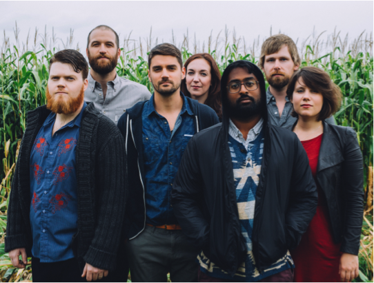 Before east Canadian septet Hey Rosetta! came onstage last night at the