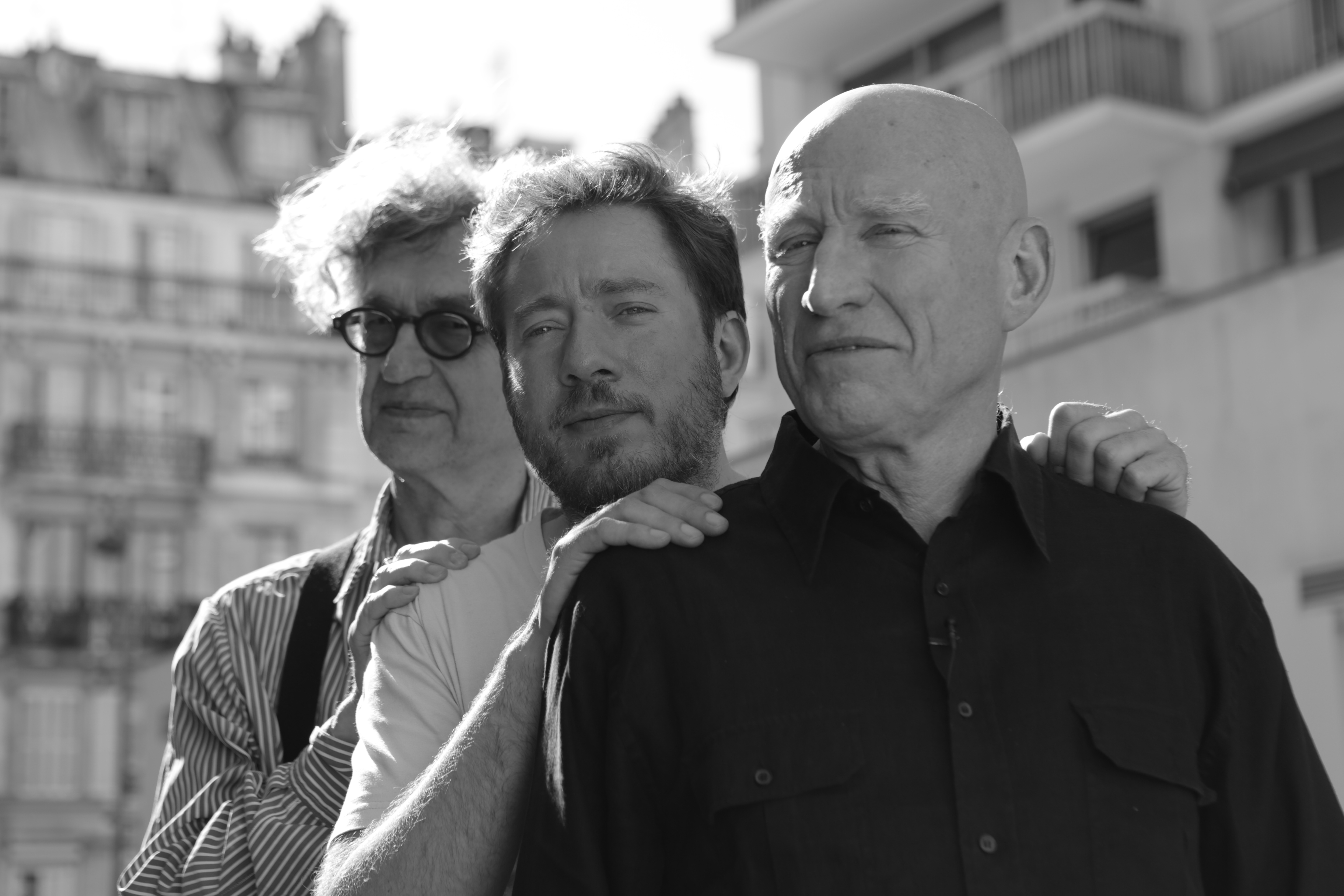 From left: Wenders, Juliano Salgado, and Sebastiao Salgado.Thierry Pouffary/Sony Pictures Classics