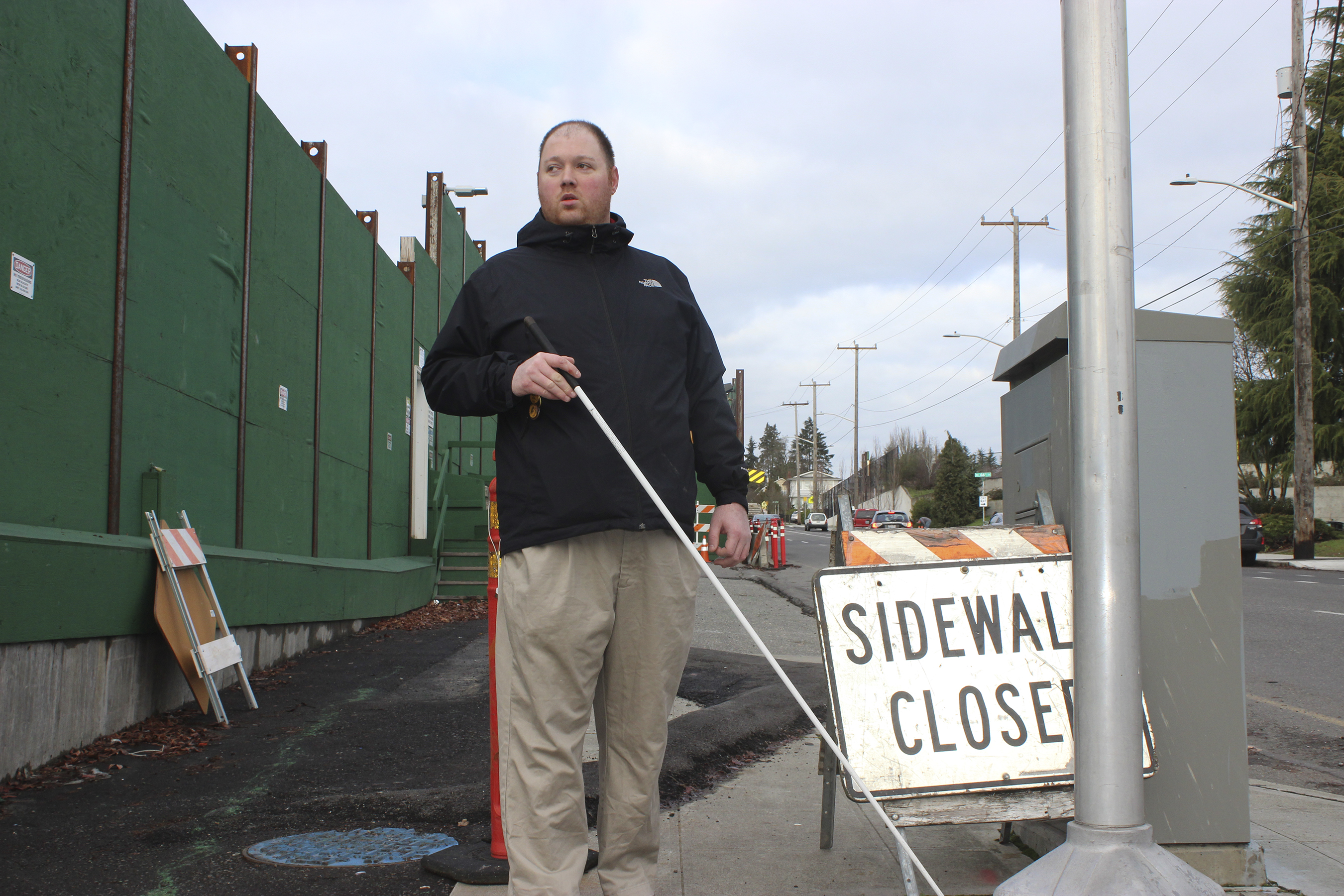 Jacob Struiksma stands at a construction site in Roosevelt.
