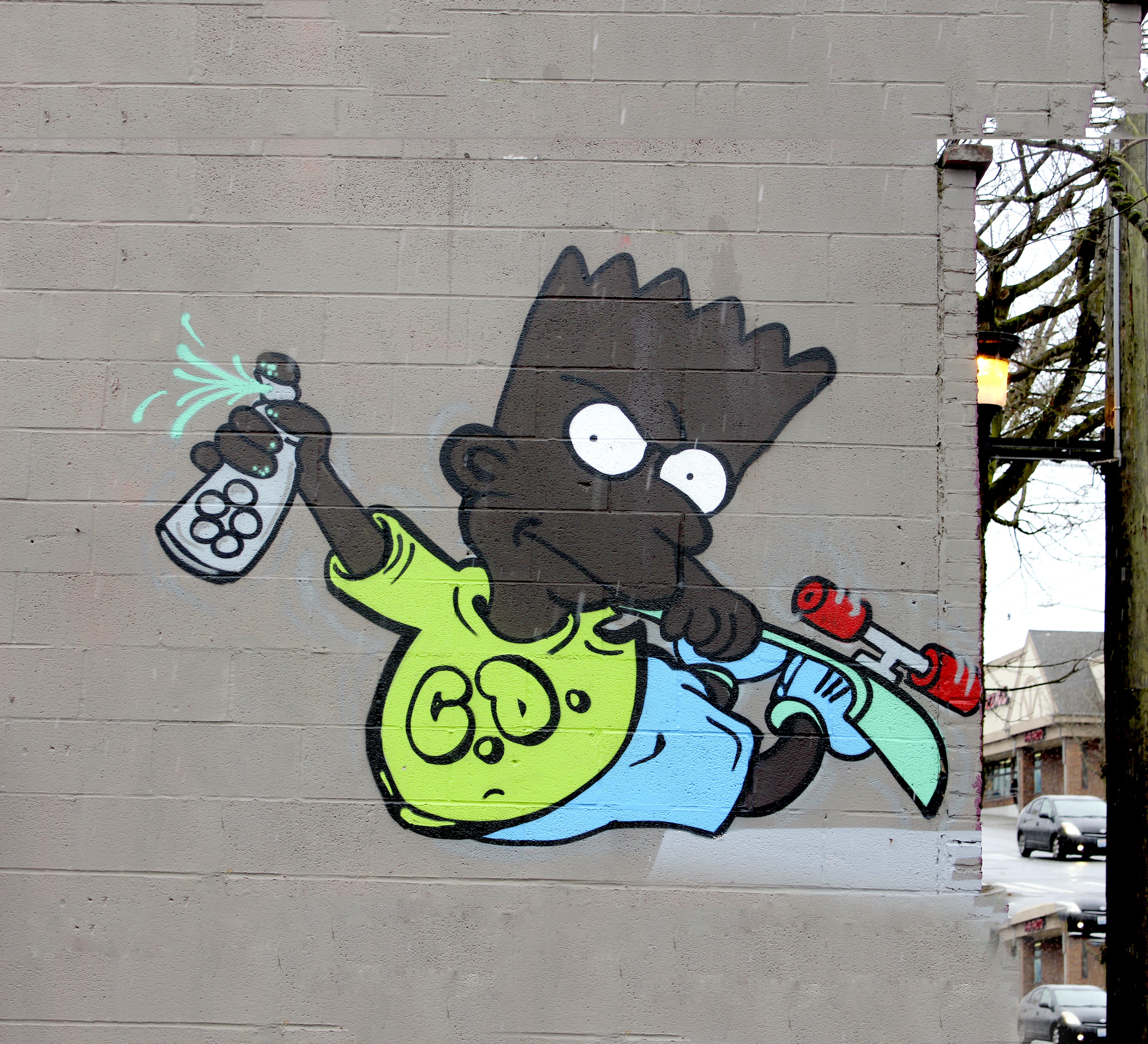 The Black Bart mural on 25th and Jackson is one of many public art pieces that dot the neighborhood.