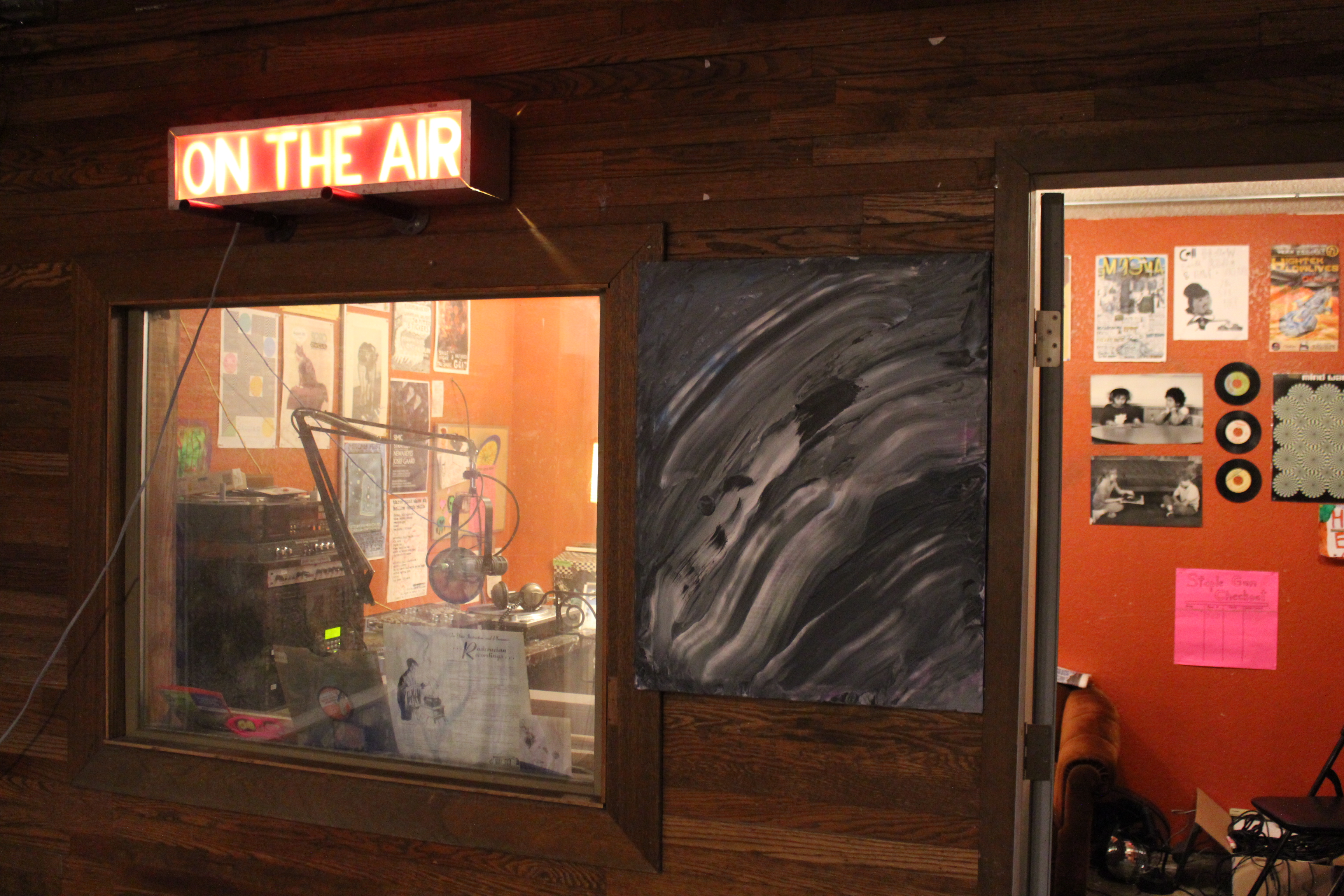 Hollow Earth studio is located in the Central District, and is "on the air" online now. Photo by Sara Bernard