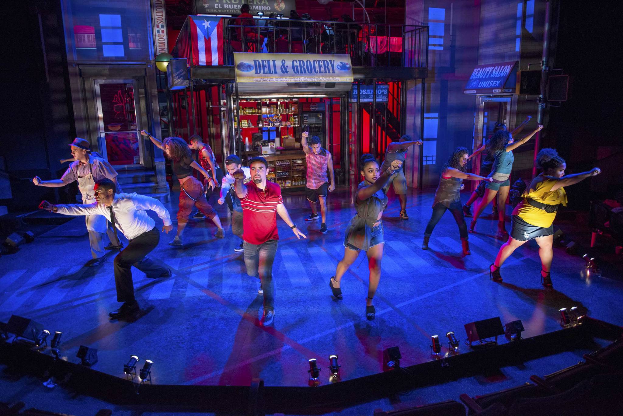 ‘In the Heights’ captures a big city neighborhood buzz at Seattle Rep. Photo by Michael Brosilow