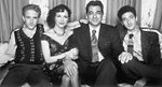Happy family: Foster, Neuwirth, Mantegna, and Brody.