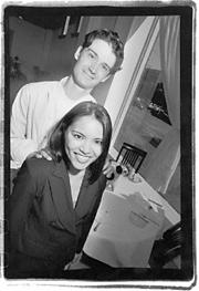 Chef William Belickis and his wife, Larisa.
