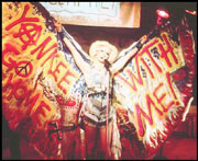 Director/star John Cameron Mitchell in Hedwig.