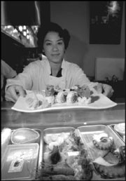 Chinoise: Distinguished sushi, wok fare, and kimchi on the same menu!