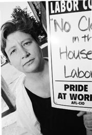 Bridging the divide: Sarah Luthens brings labor and queer activists together.
