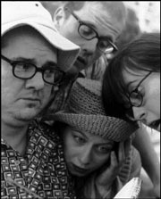 CLockwise, from left: David Vegh, David Gehrman, Tina Kunz, and Jenny Kaysrock out.