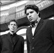 Welcome to Babylon: Thievery Corporation's Eric Hilton (left) and Rob Garza.