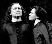 Affectingly universal: L&eacute;onide (Roberts) romances the philosopher (Corrado).