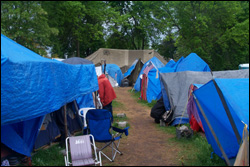 Tent City 3 in Lake City: latter-day Hooverville.
