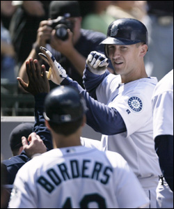 After a homer, Old-erud is still batting .237.