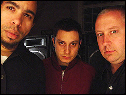 The Eternals: Damon Locks, Wayne Montana, and Tim Mulvenna (from left).